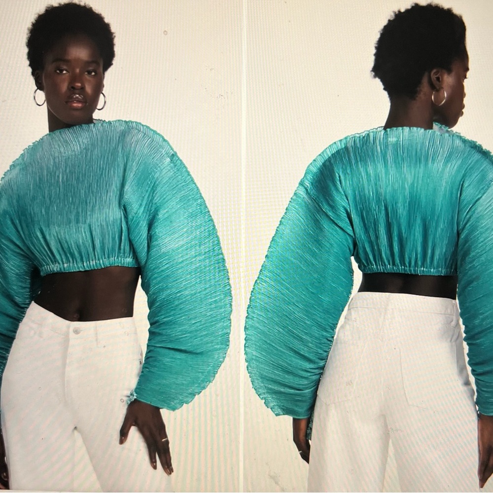 Cult Gaia Mala Top (color - Cyan)- New with tags